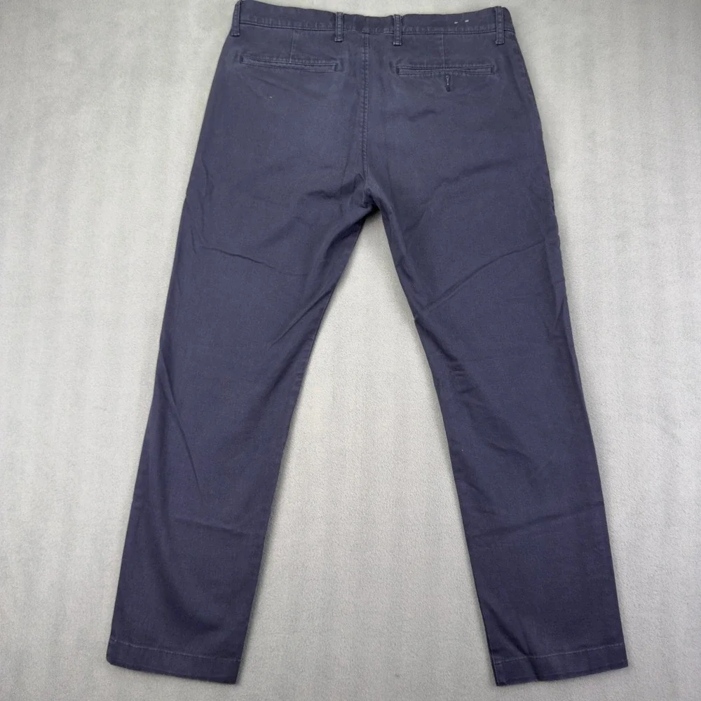 J.Crew 484 Slim Fit Navy Blue Chino Pants Mens 31x27 Casual Trousers